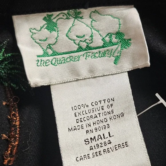 The Quaker Factory Safari Animal Embroidered Jacket Small Cotton Art To Wear NWT - Picture 4 of 6